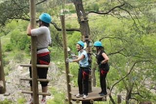  Curso de aventura rojo en Ardèche 